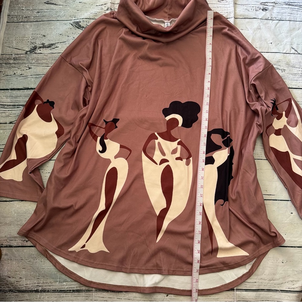 Graphic Tunic Top with the muses of Hercules graphic size L - Picture 3 of 7